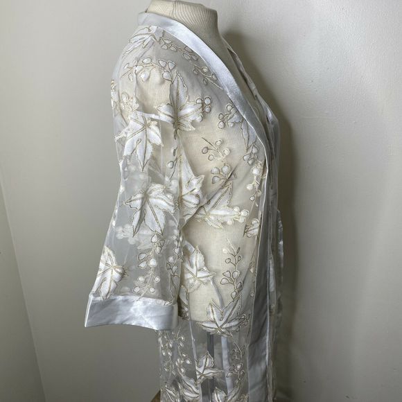 VINTAGE ROBE SINDRELLA Dressing Gown Open Front - Picture 10 of 11